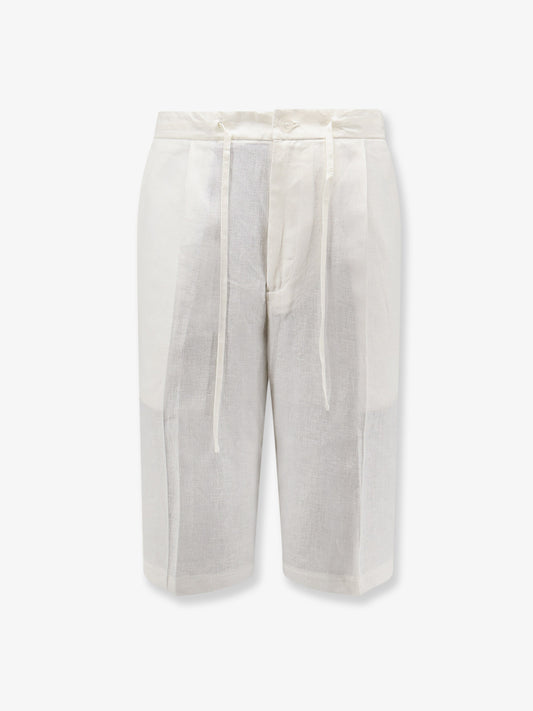 Torre Lapillo linen and viscose shorts