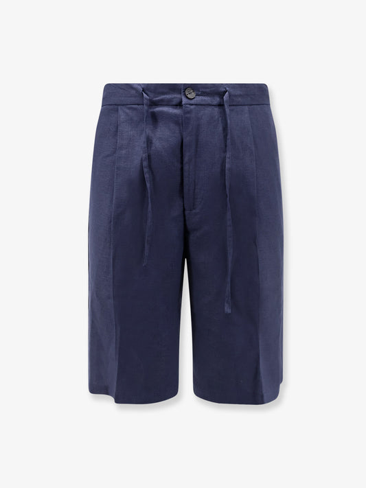 Torre Lapillo linen and viscose shorts