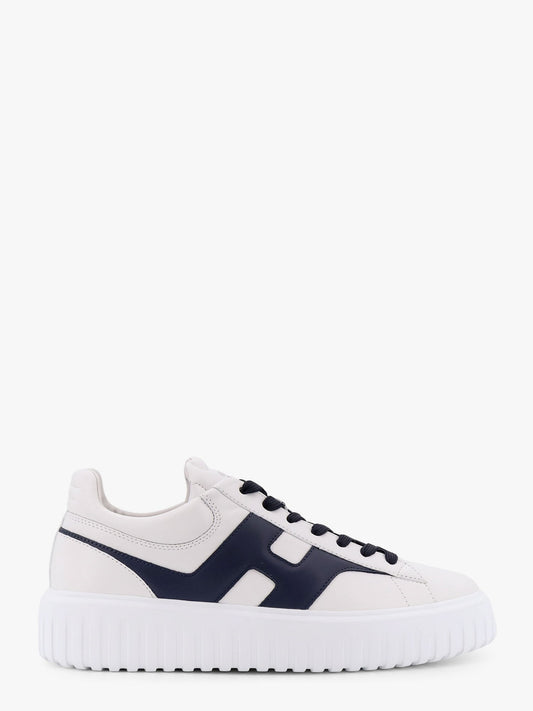 H-Stripes leather sneakers with side logo