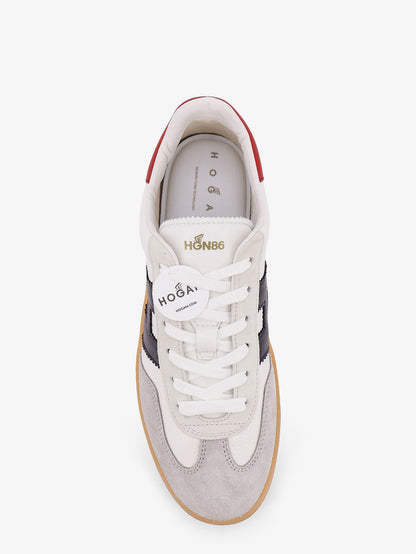 Leather sneakers with suede inserts thumbnail