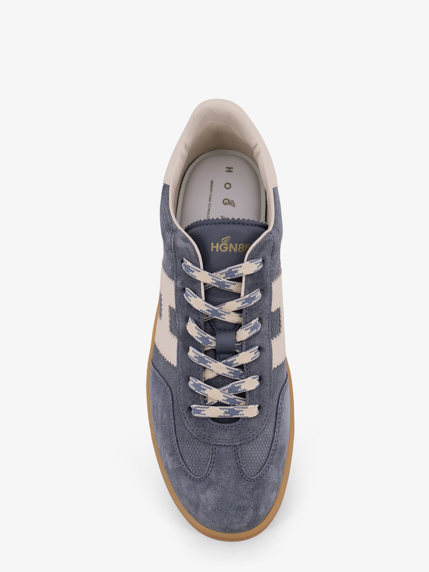 Suede sneakers with side logo