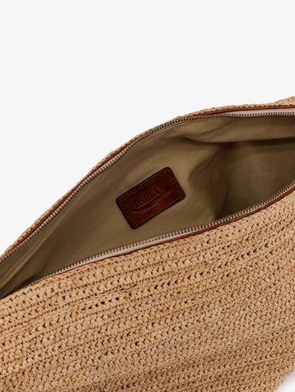 Borsa a tracolla Luna in rafia thumbnail