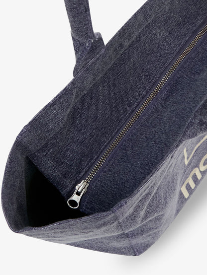 Yenky Zipped cotton shoulder bag thumbnail