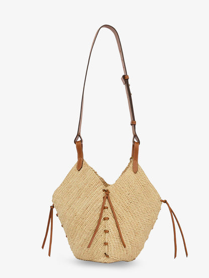 Losange raffia shoulder bag thumbnail