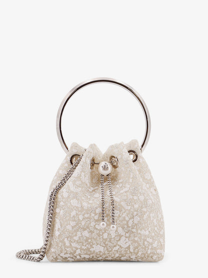 Borsa a secchiello Bon Bon in mesh con micro paillettes thumbnail