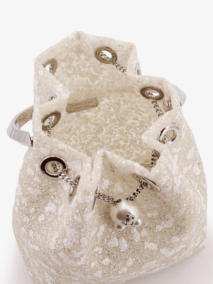 Borsa a secchiello Bon Bon in mesh con micro paillettes thumbnail