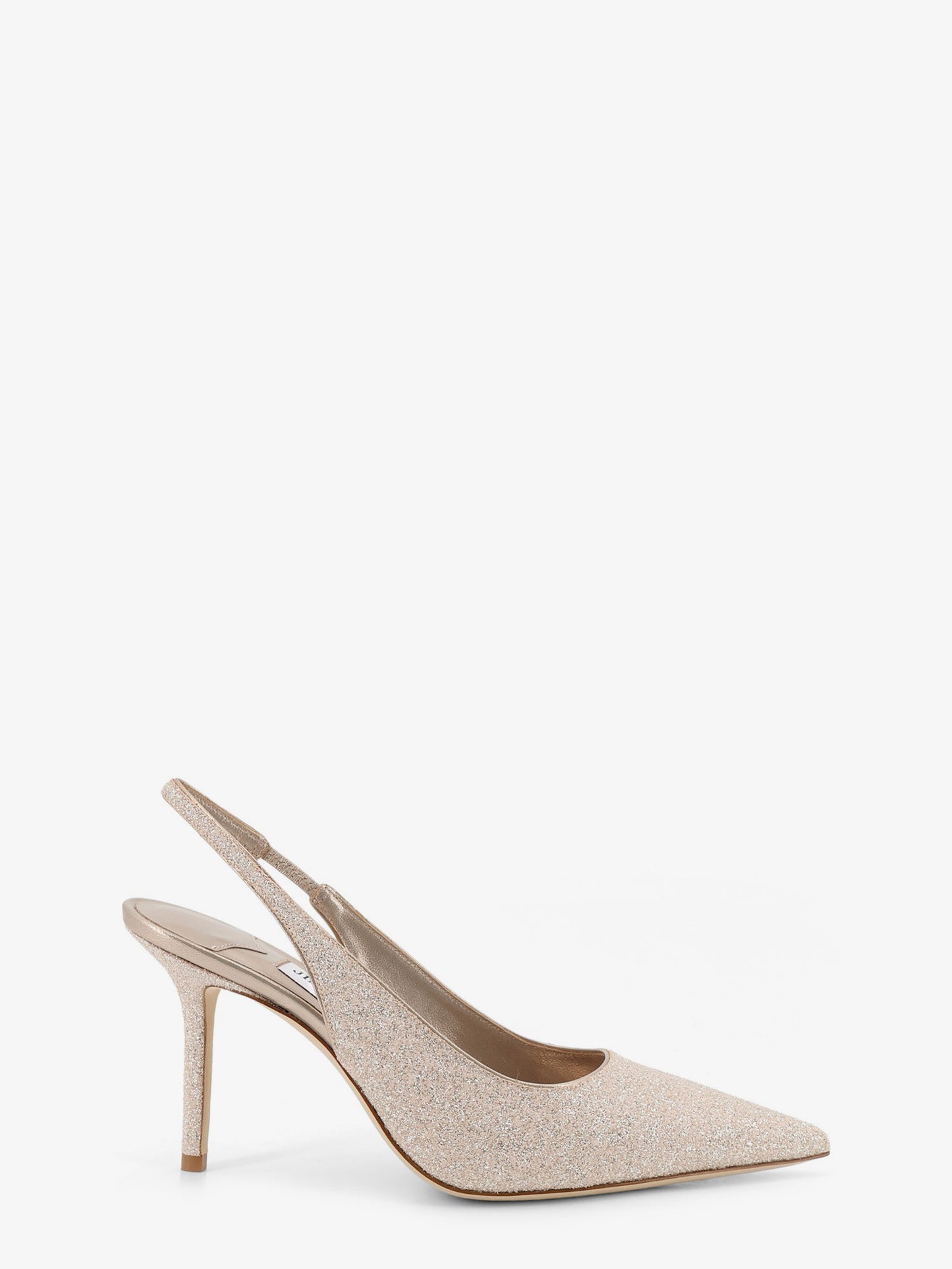 Love décolleté with all-over glitter effect