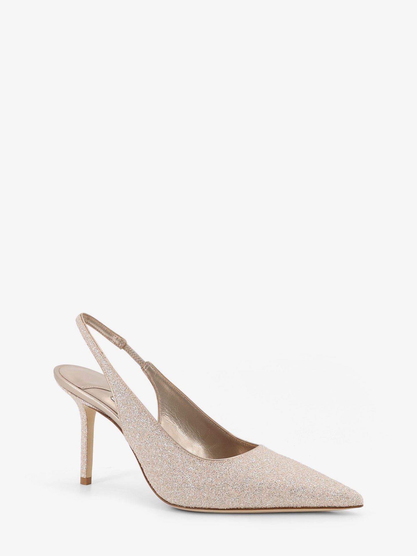 Love décolleté with all-over glitter effect