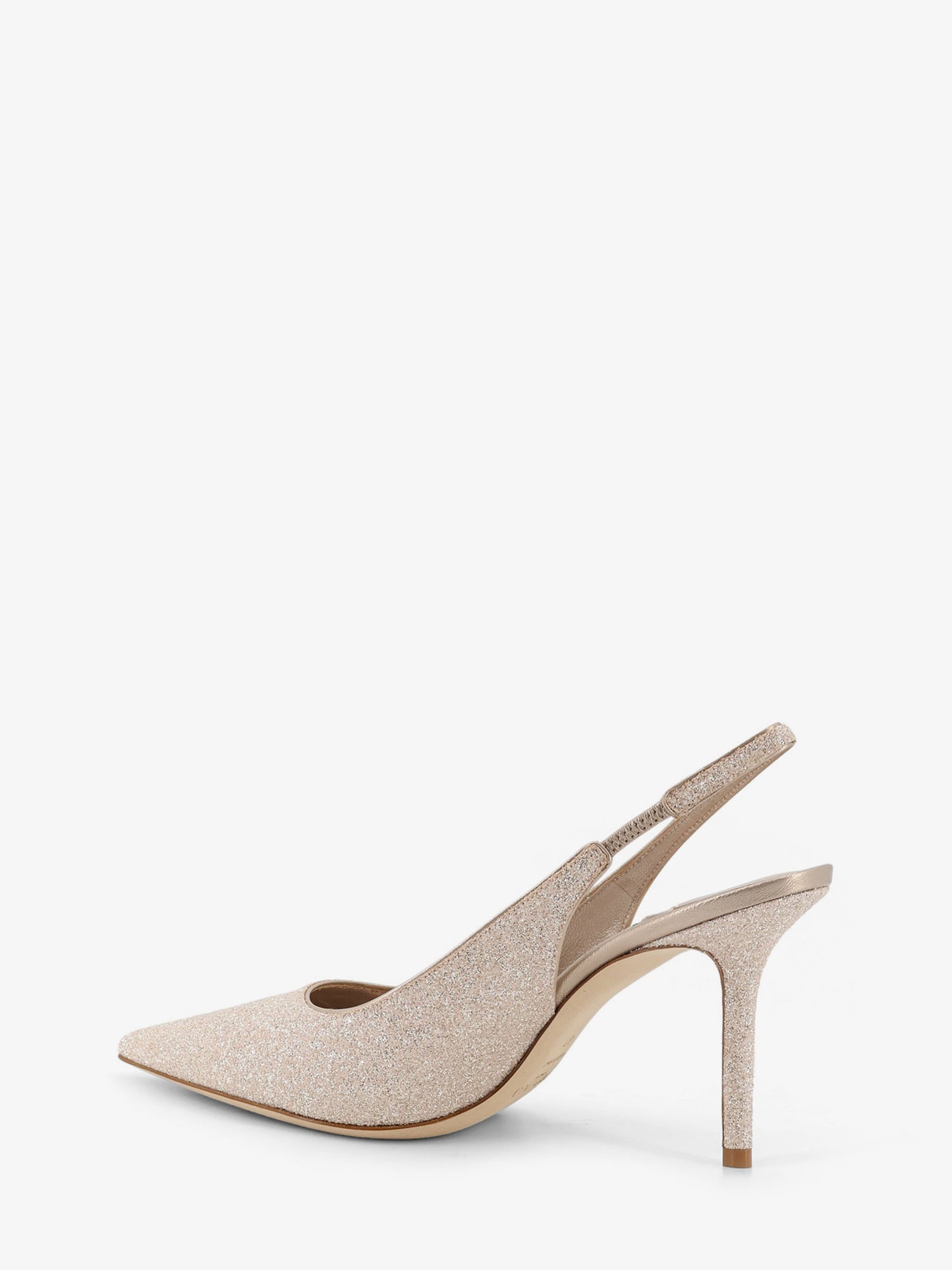 Love décolleté with all-over glitter effect