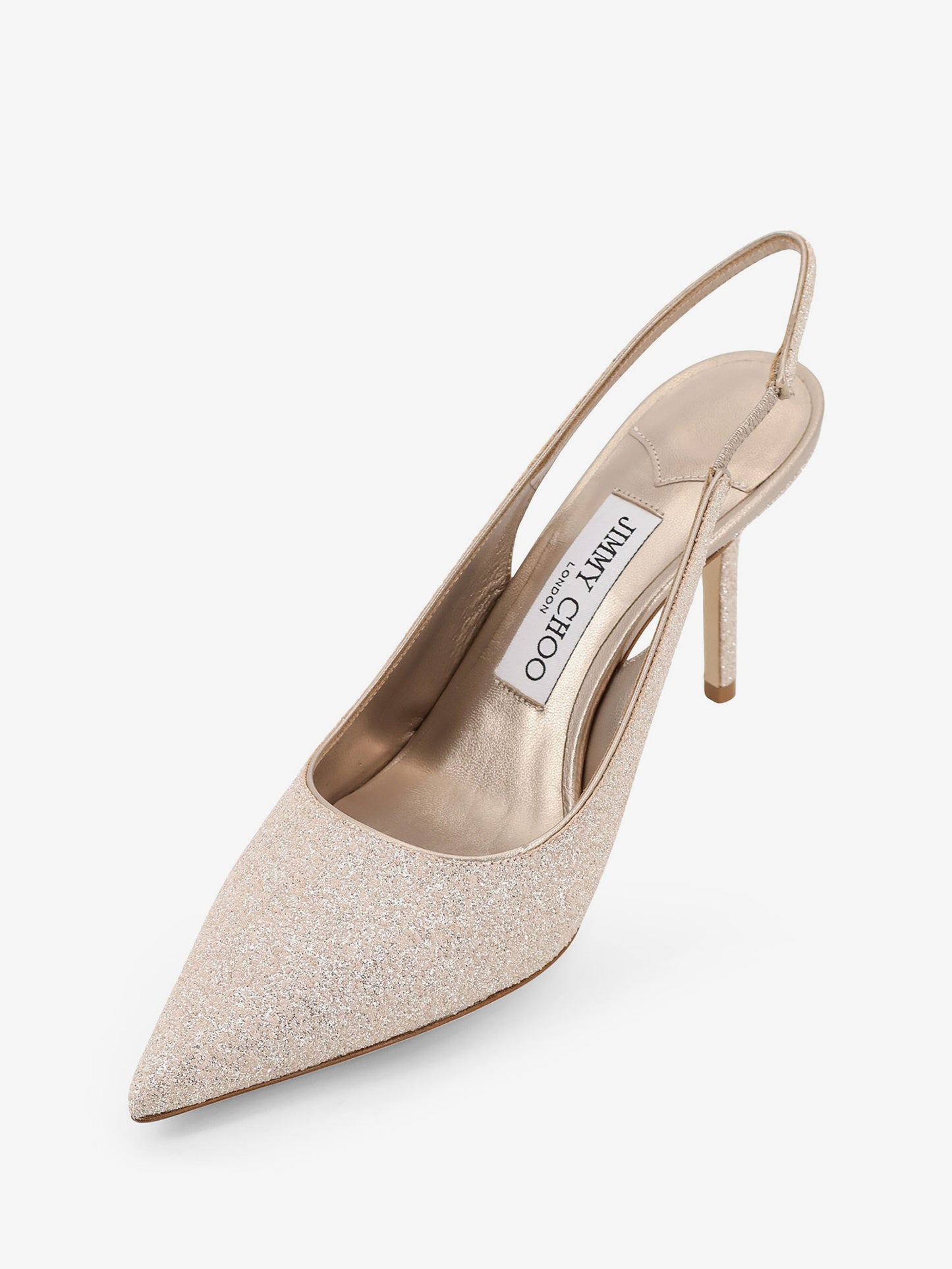 Love décolleté with all-over glitter effect