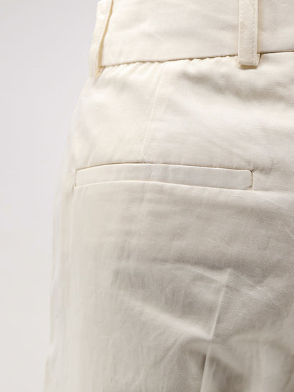 Pantaloni Jnane in cotone e lino thumbnail