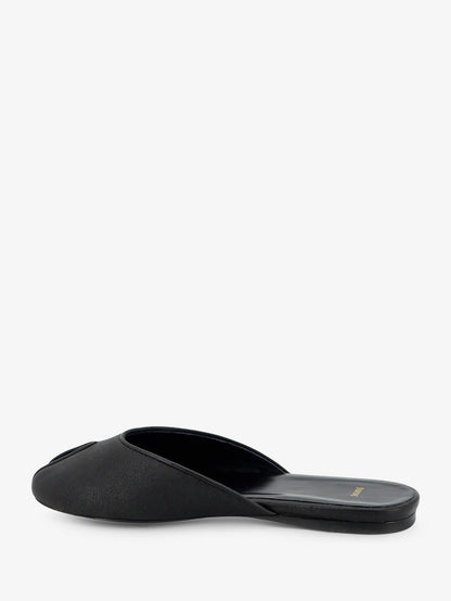 Date Flat leather sandals thumbnail