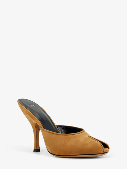 Suede Date Mule Sandals thumbnail