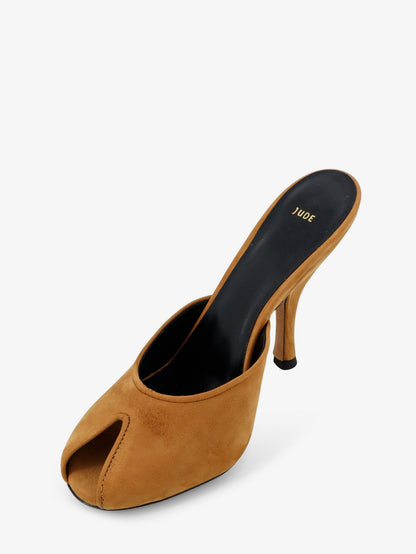 Suede Date Mule Sandals thumbnail