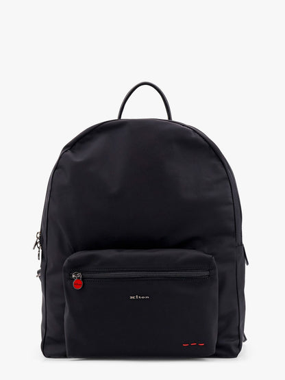 Nylon backpack with metal lettering logo thumbnail