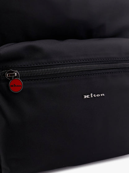 Nylon backpack with metal lettering logo thumbnail