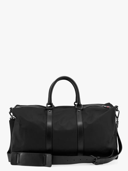 Nylon duffel bag with leather inserts thumbnail