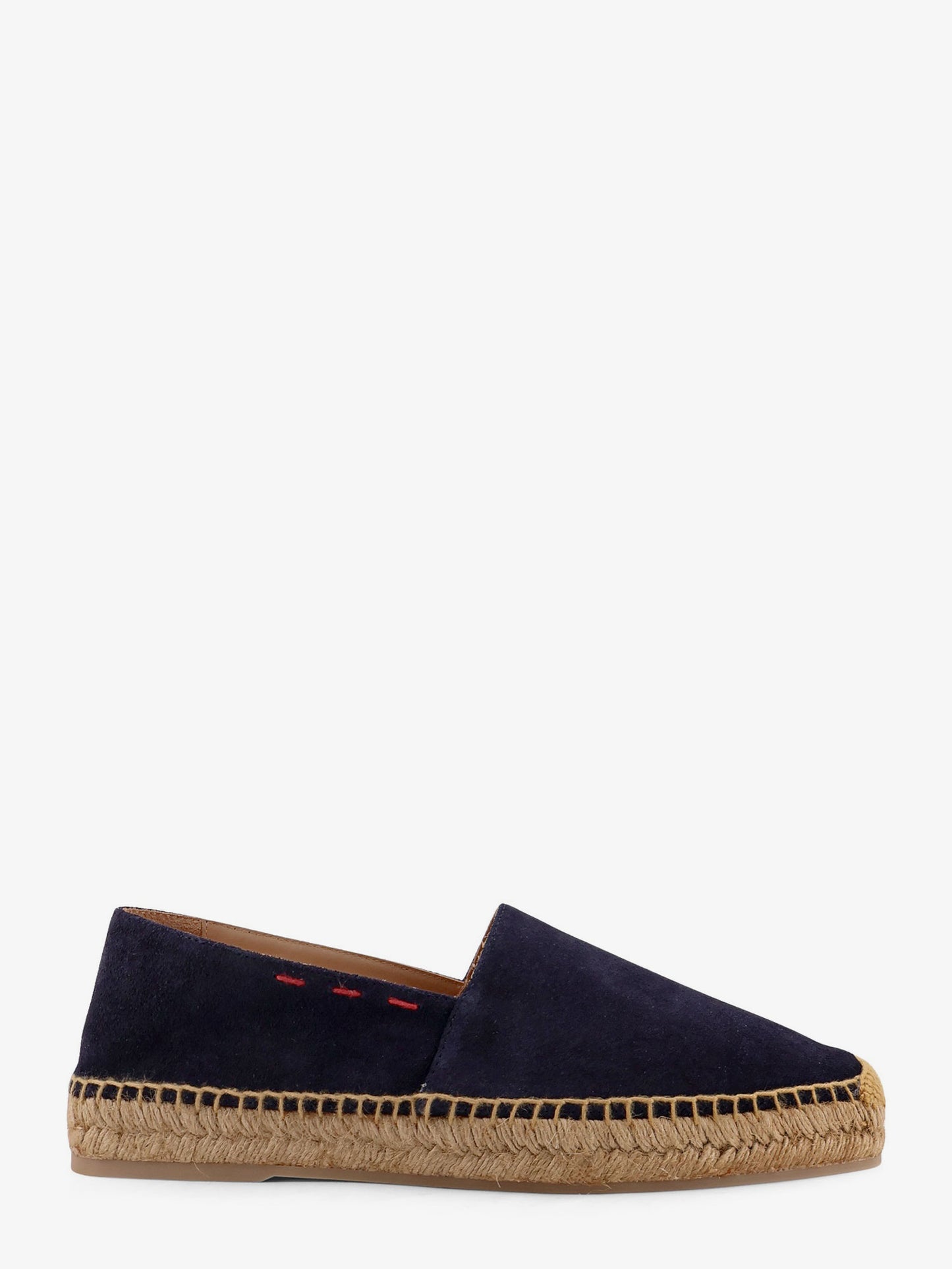 Suede espadrillas with iconic stitching