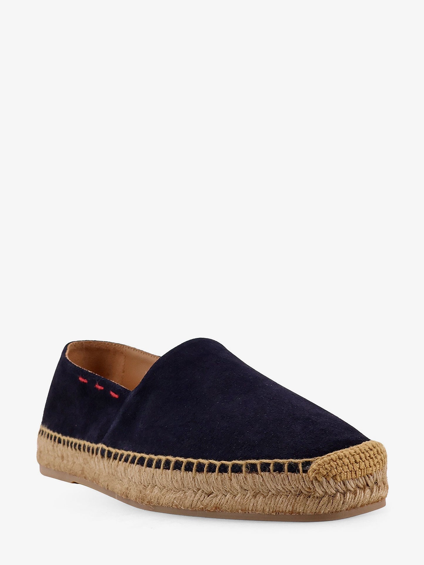 Suede espadrillas with iconic stitching