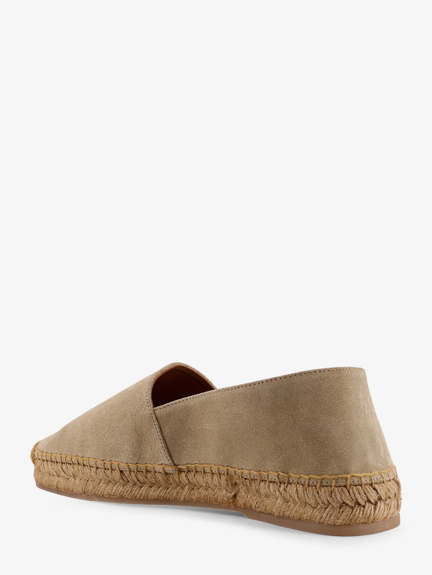 Suede espadrilles with iconic stitching