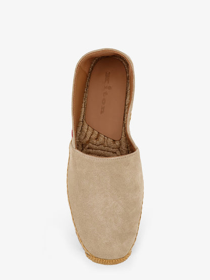 Suede espadrilles with iconic stitching thumbnail