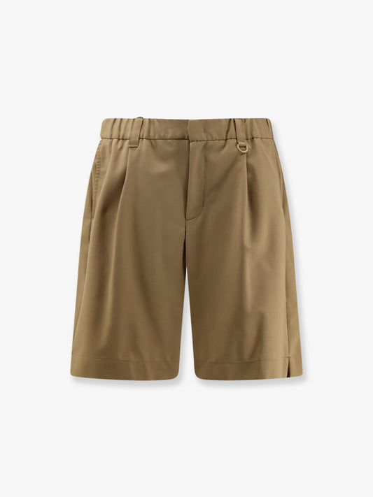 Wool blend bermuda shorts
