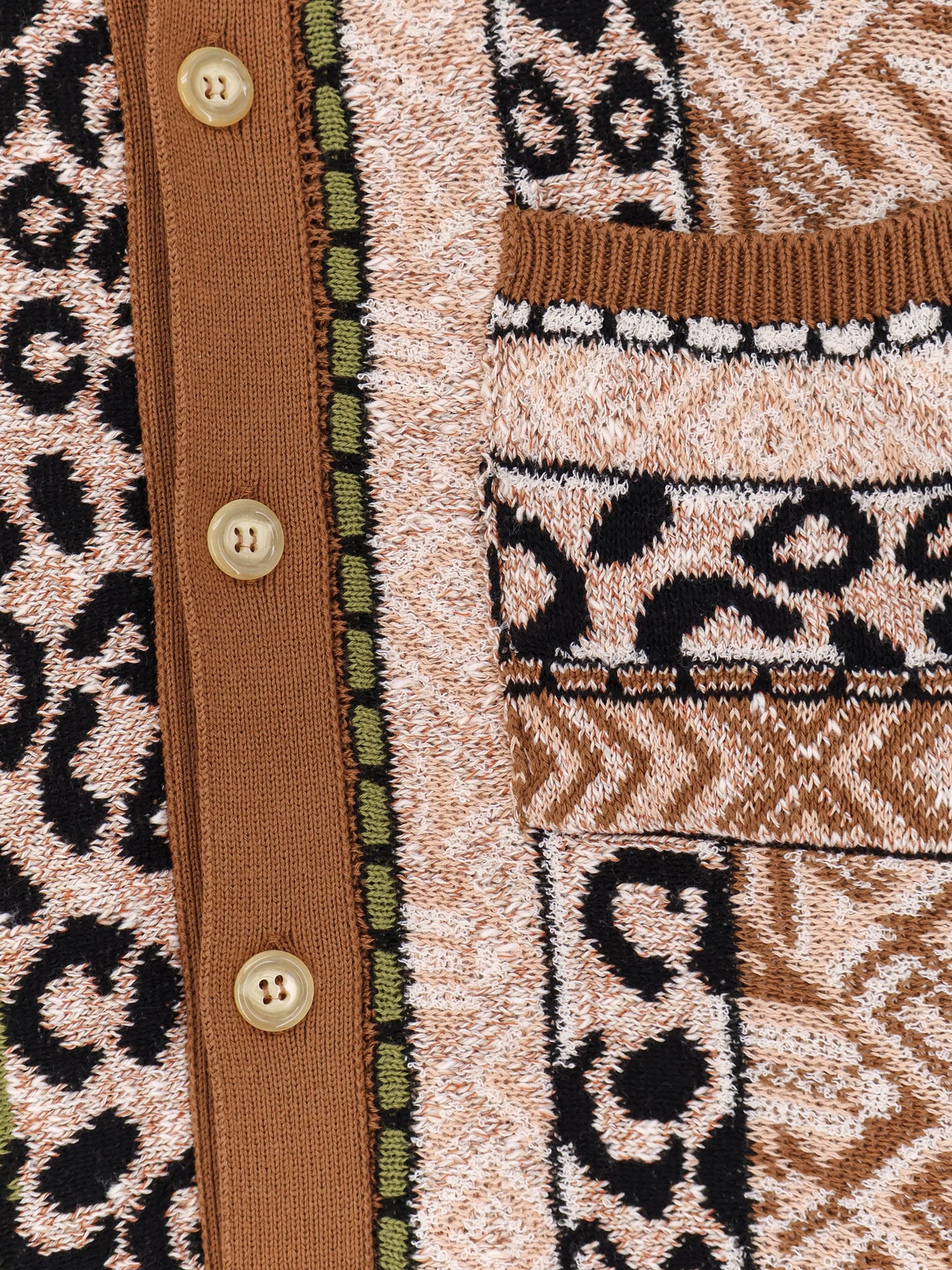 Multicolor knitted shirt