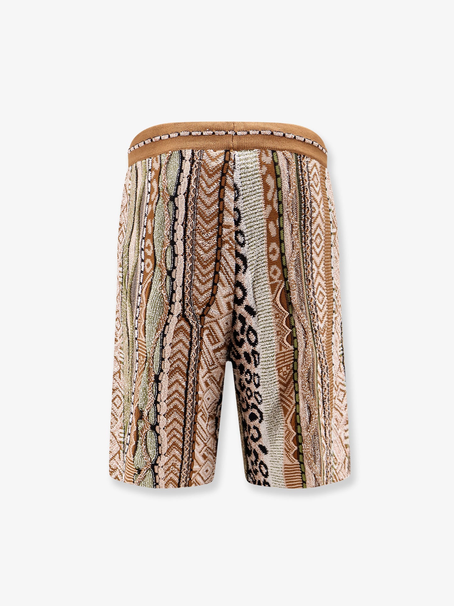 Cotton blend bermuda shorts