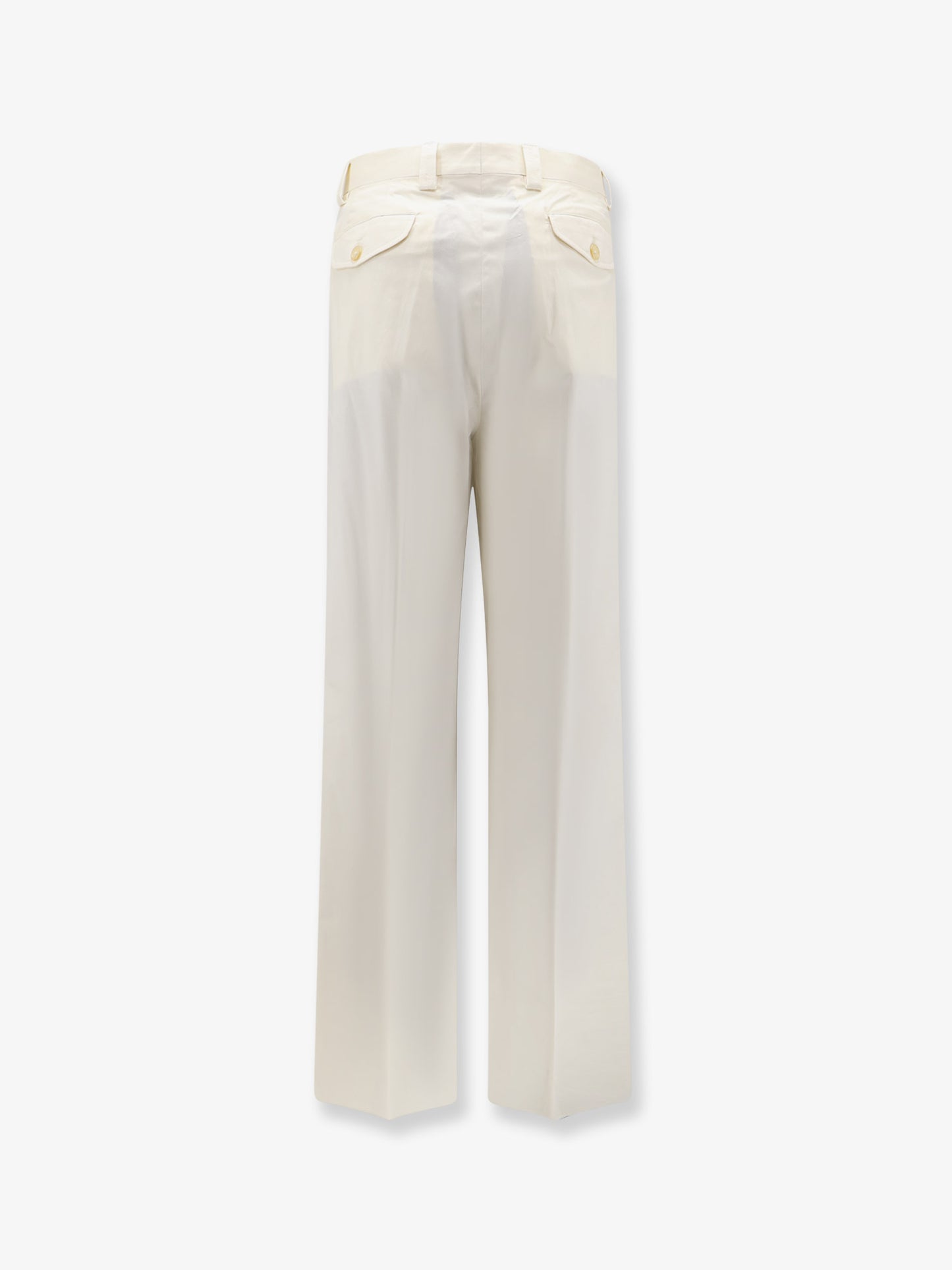 Stretch cotton trousers