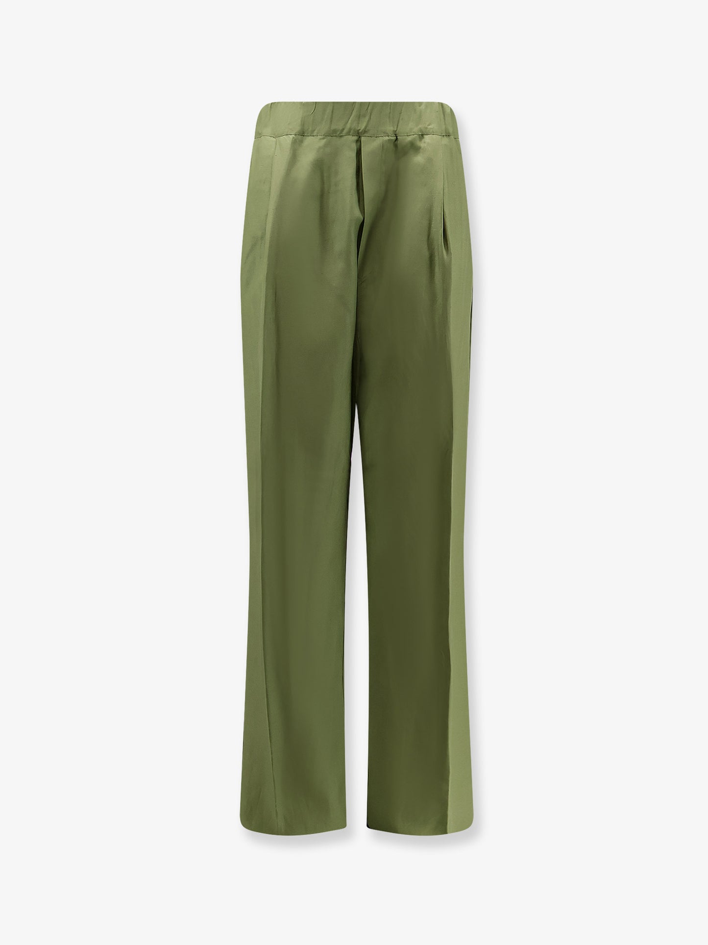 Viscose and linen trousers
