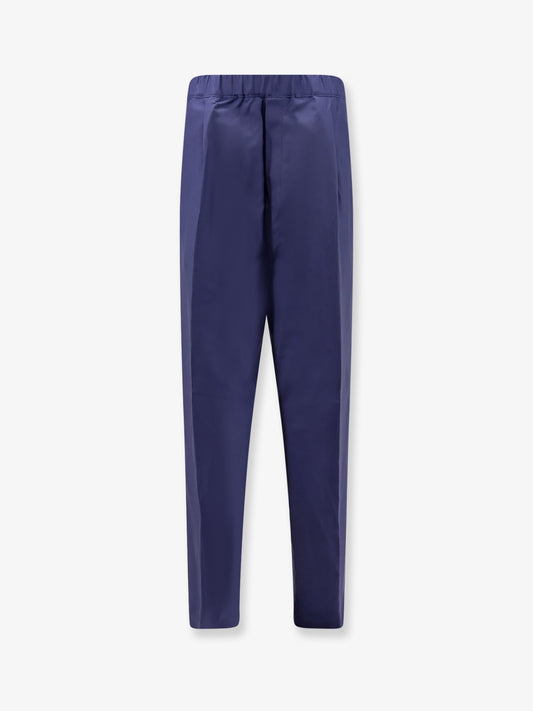 Viscose and linen trousers
