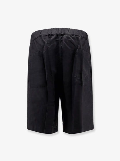 Viscose and linen bermuda shorts thumbnail