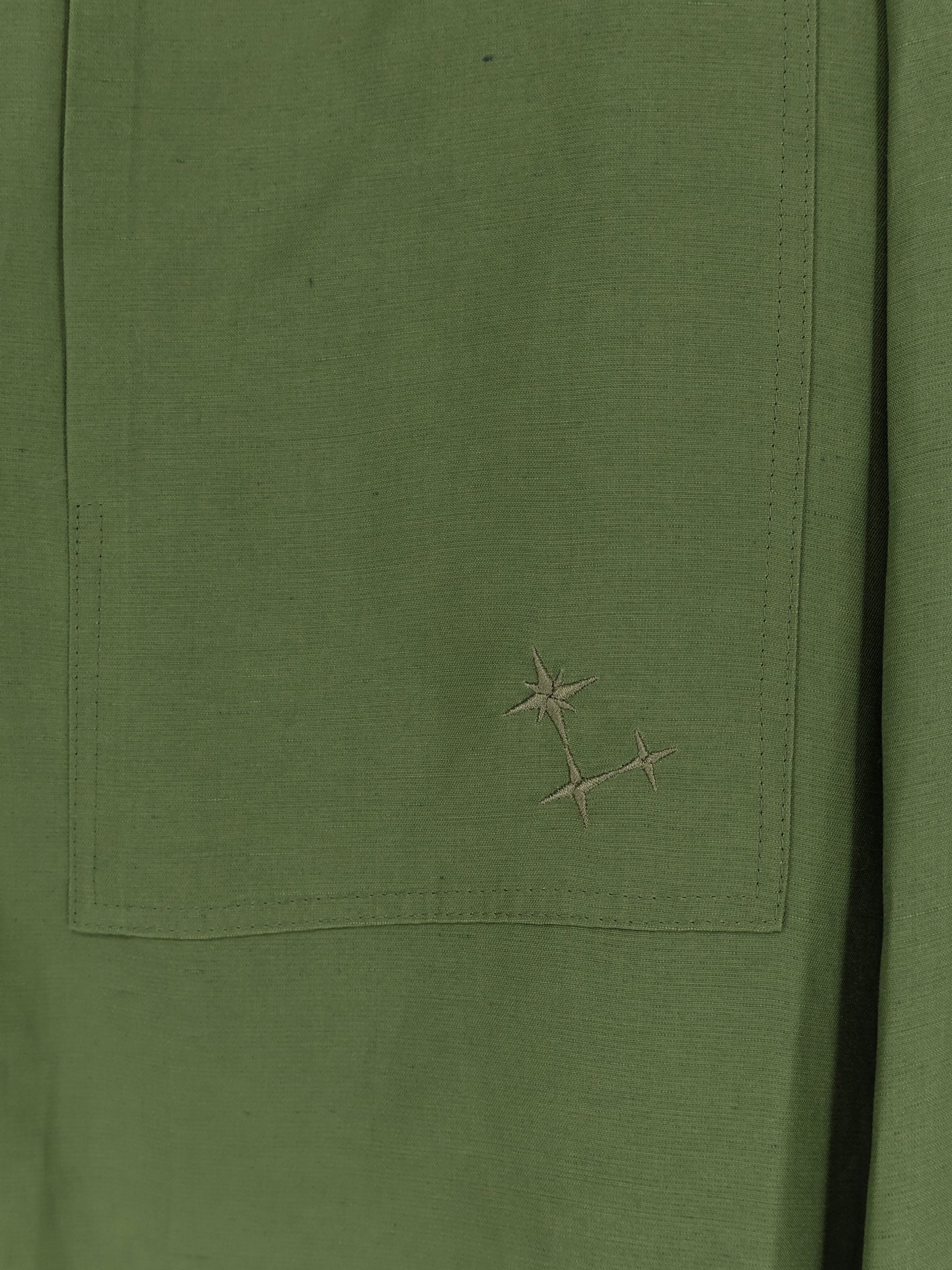 Viscose and linen shirt