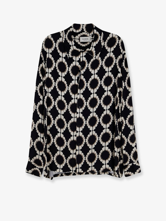 Boxy Fit viscose shirt