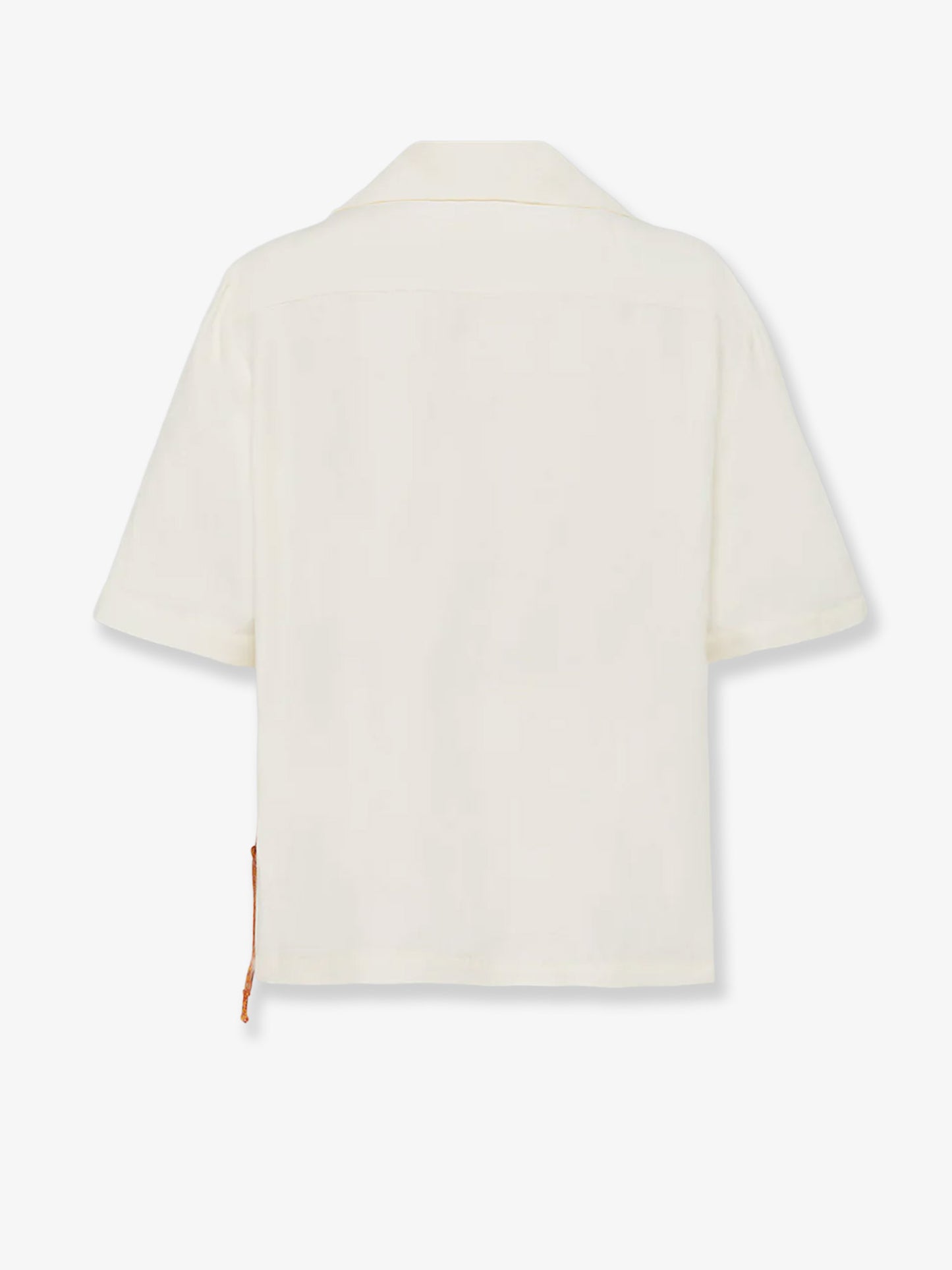 Viscose and linen blend shirt