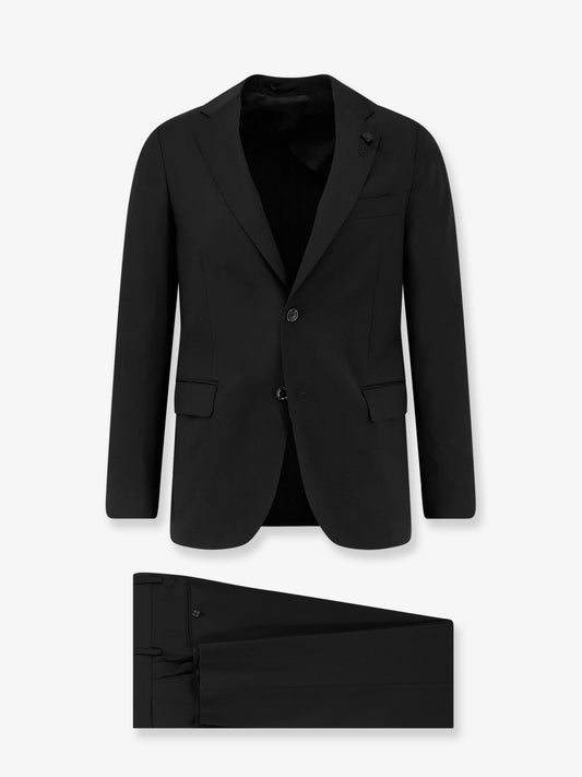 Iconic single-breasted pure virgin wool suit