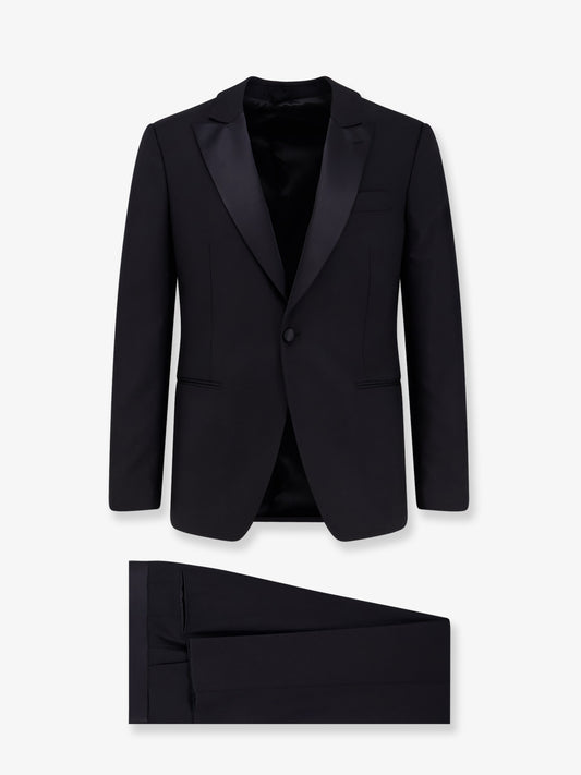 Soiree stretch pure virgin wool tuxedo