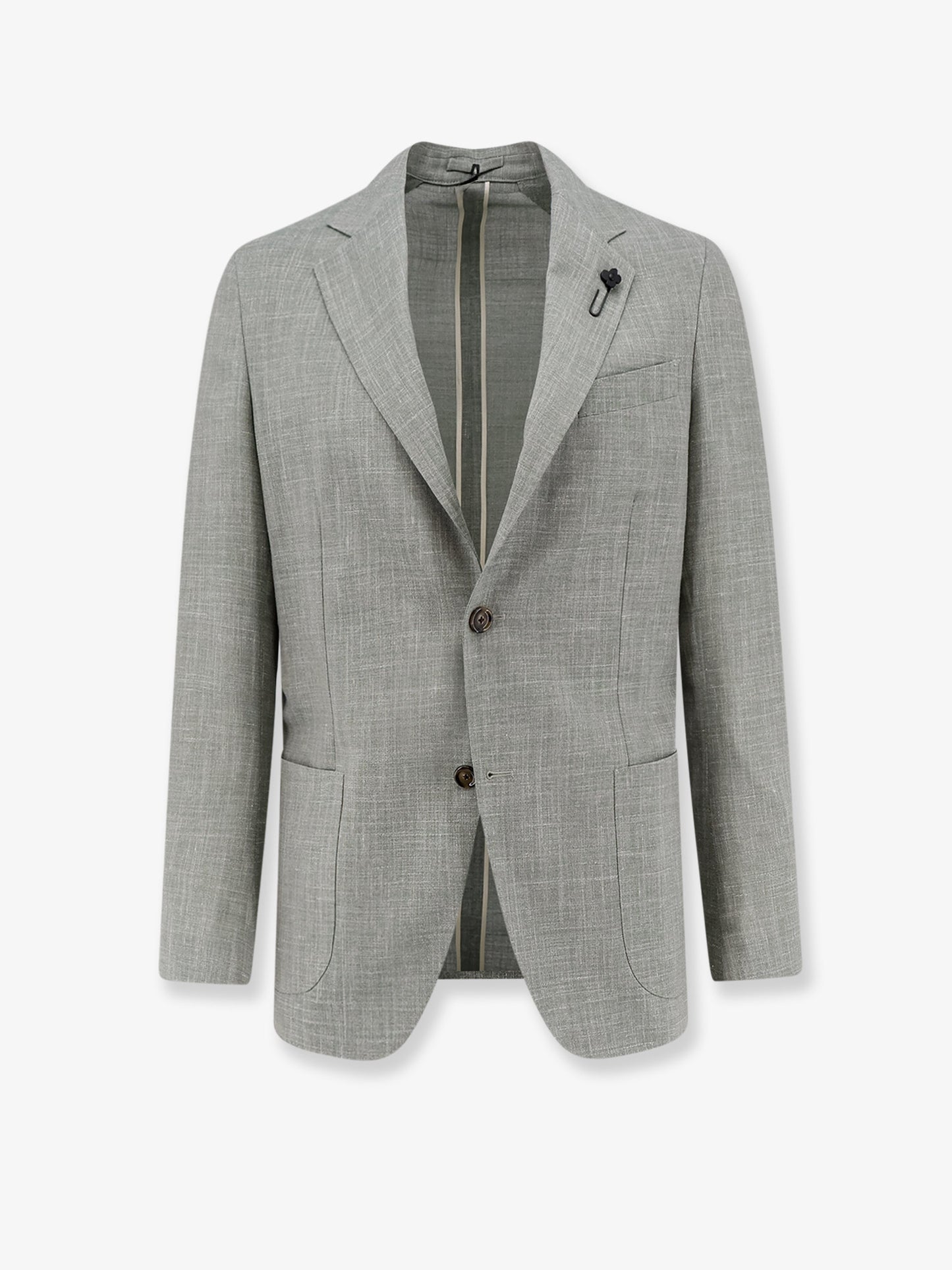 Wool, silk and linen blazer