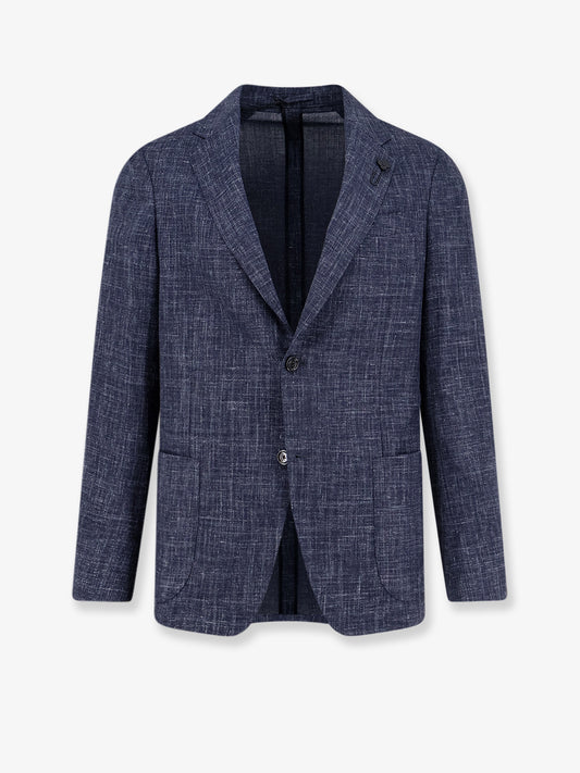 Roma wool, silk and linen blazer