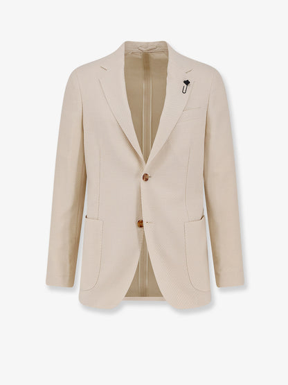 Roma pure virgin wool and linen blazer thumbnail