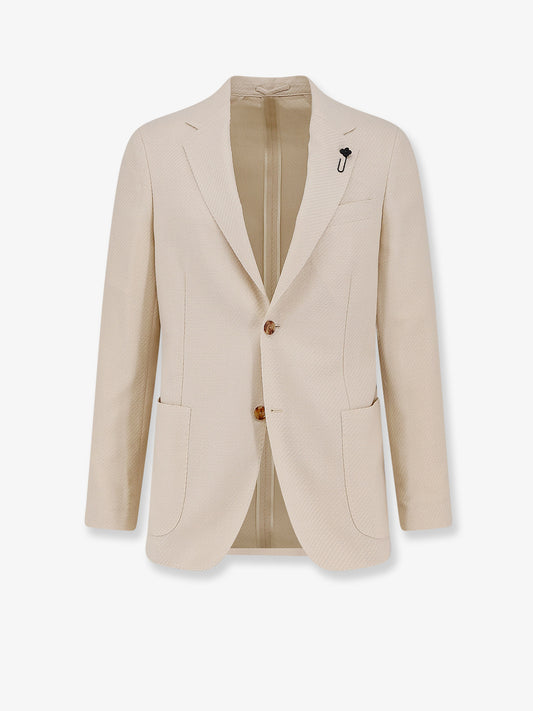 Roma pure virgin wool and linen blazer
