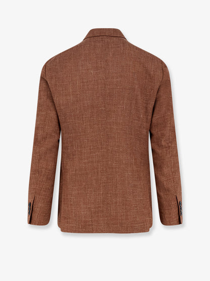 Roma wool, silk and linen blazer thumbnail