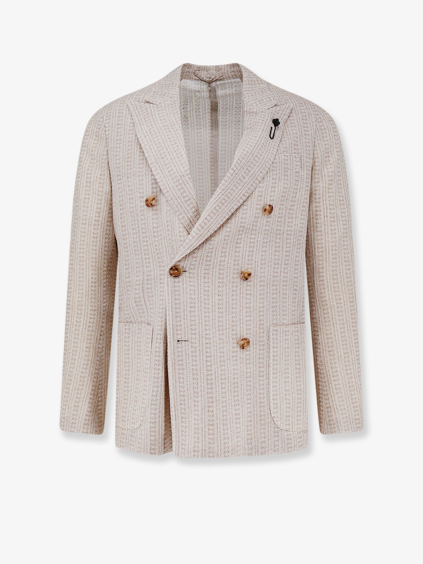 Liknit double-breasted blazer