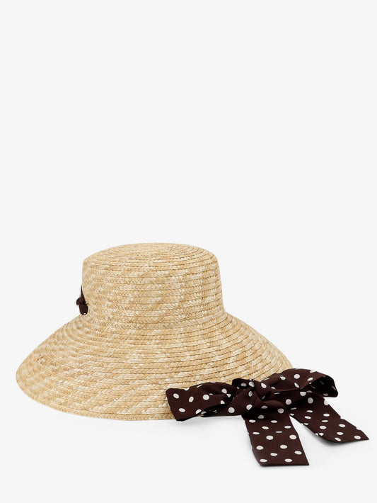 Madeleine raffia hat