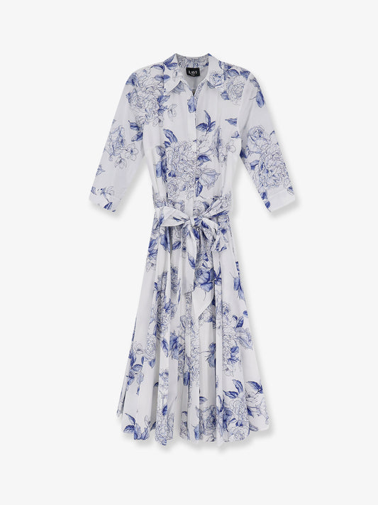 Spritz cotton chemisier dress