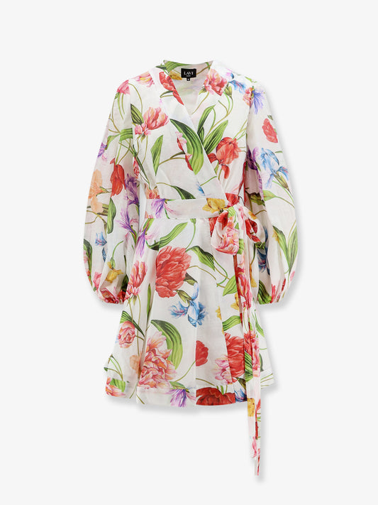 Ligea multicolor ramié dress