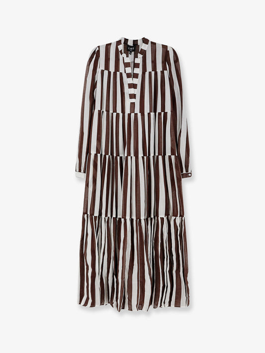 Speronella striped cotton dress