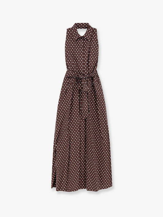 Caprese polka-dots cotton dress