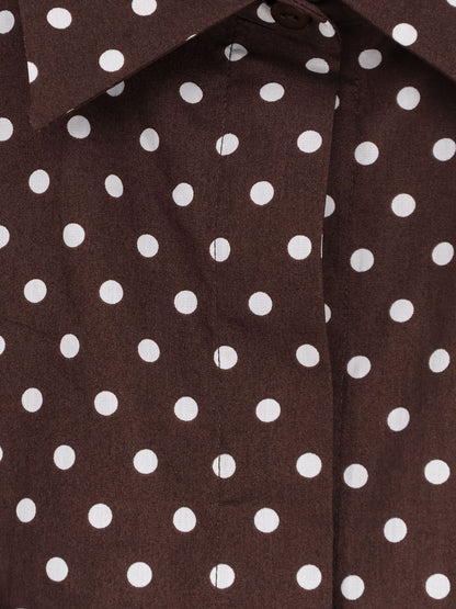 Vestito Caprese in cotone a pois thumbnail