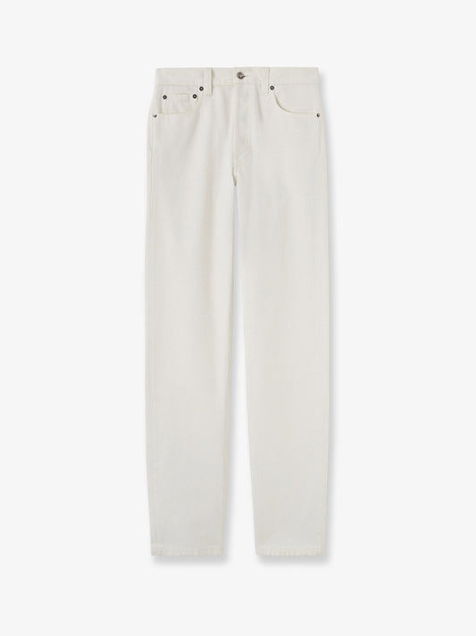 Sade white denim trousers